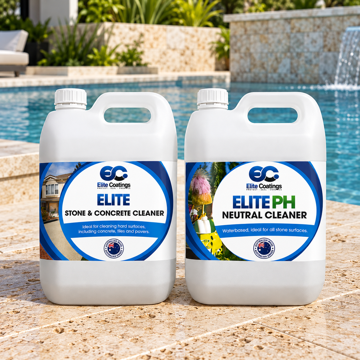 Elite Stone and Concrete Cleaner and Elite pH Neutral Cleaner